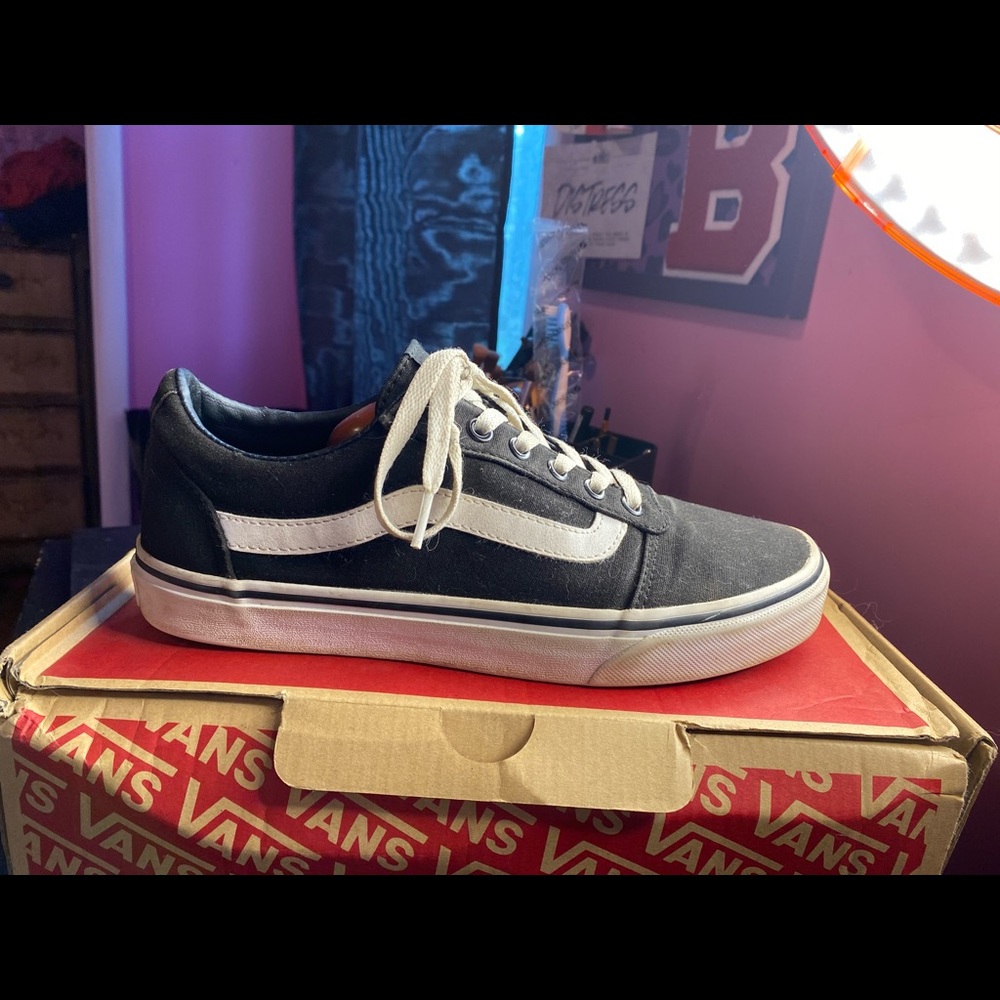 black old skool vans